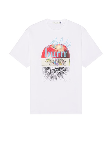 Undercover Burn Tee in White