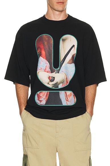 Undercover Logo Tee in Black