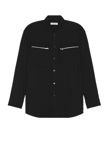 Undercover Long Sleeve Shirt in Black