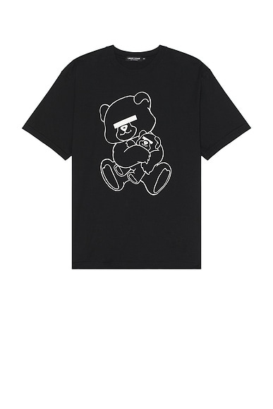 Undercover Bear Tee in Black
