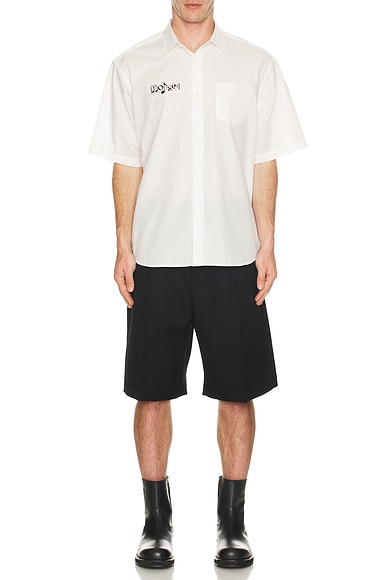 Noise Short Sleeve Button Up Shirt