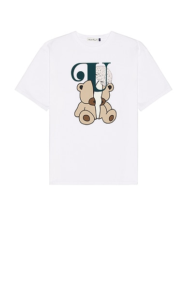 Undercover Bear Tee in White