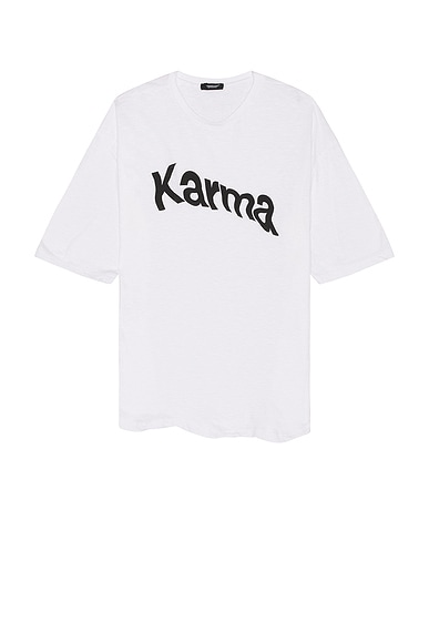 Undercover Karma Graphic Tee in White