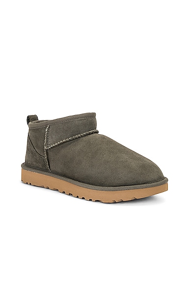 Shop Ugg Classic Ultra Mini Boot In Forest Night