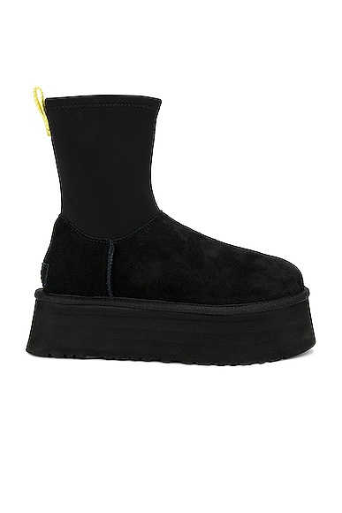 Shop Ugg Classic Dipper Boot In Black
