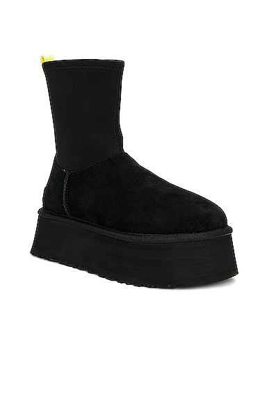 Shop Ugg Classic Dipper Boot In Black
