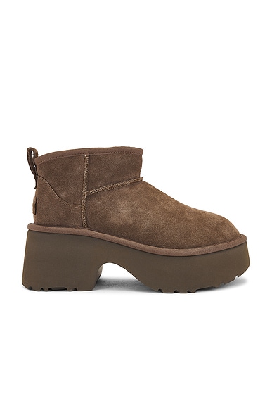 UGG Classic Ultra Mini New Heights Boot in Hickory
