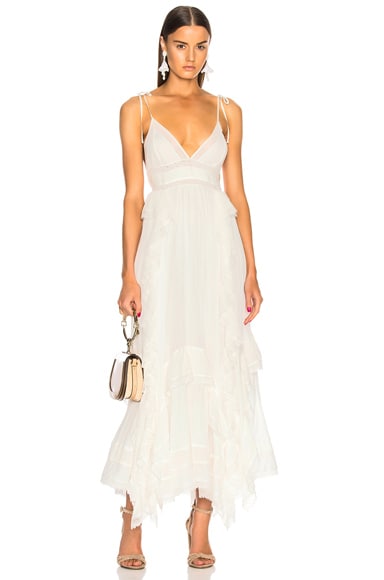 Ulla Johnson Bardot Dress in Blanc FWRD