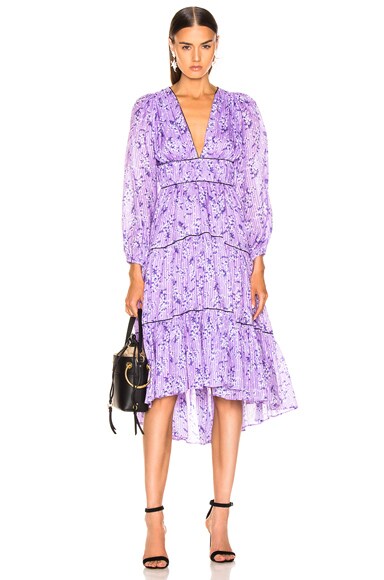 Ulla johnson brienne dress lilac discount