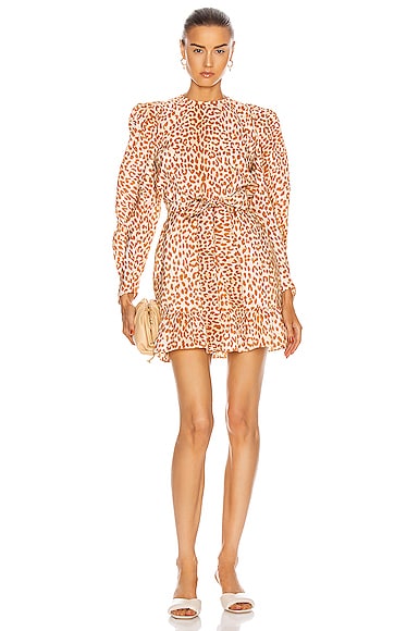 Ulla Johnson Rosaria Dress in Cheetah 