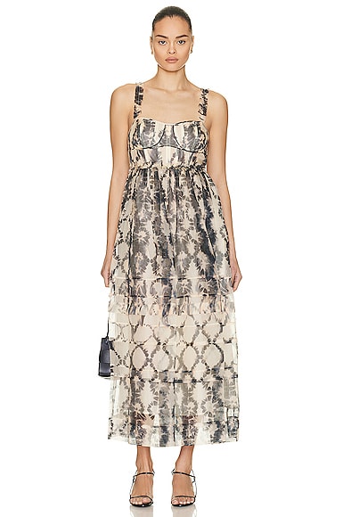 Ulla Johnson Priscilla Dress in Fossil | FWRD