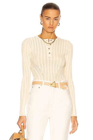 Ulla Johnson Aurelie Pullover in Blanc 
