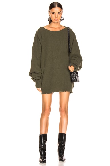 Unraveled sweater dress outlet