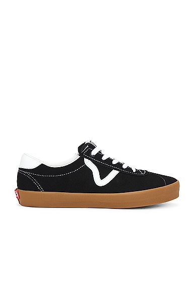 Vans Sport Low Sneaker in Black & Gum