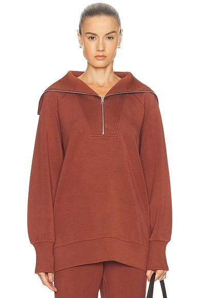 Xina Half Zip Longline Sweater