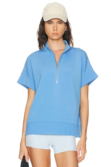 Ritchie Half Zip Short Sleeve Sweatshirt