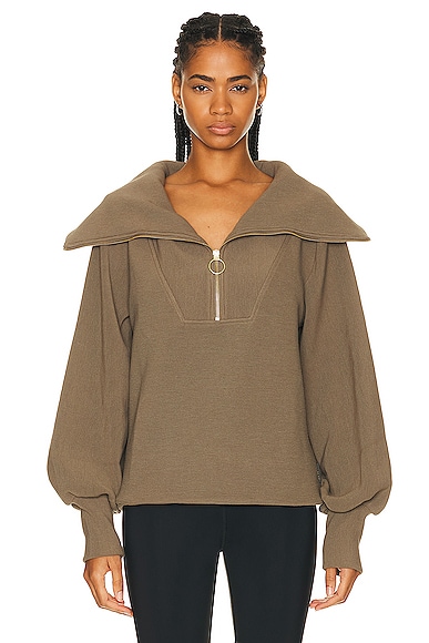 Nagnata Retro Rib Sweater in Bronze FWRD