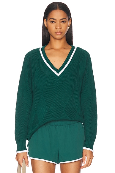 Ray Diamond V-neck Knit Sweater