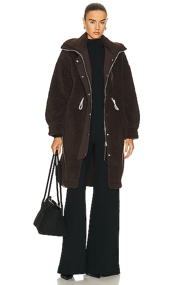 Varley jones coat black Clearance