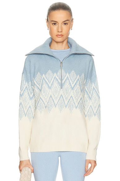 Hedda Fairisle Half Zip Jacket