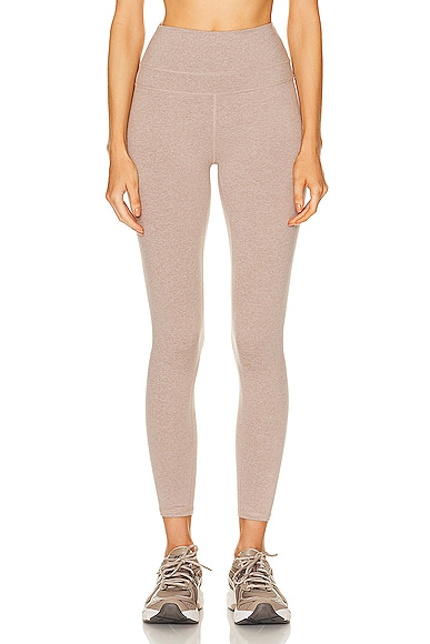 Varley Always Warm Base Layer Legging In Taupe Marl