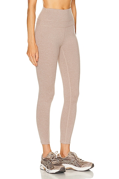 Varley Always Warm Base Layer Legging In Taupe Marl