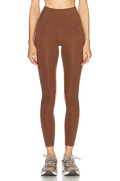 Varley Move Pocket High 25 Legging in Cocoa Brown