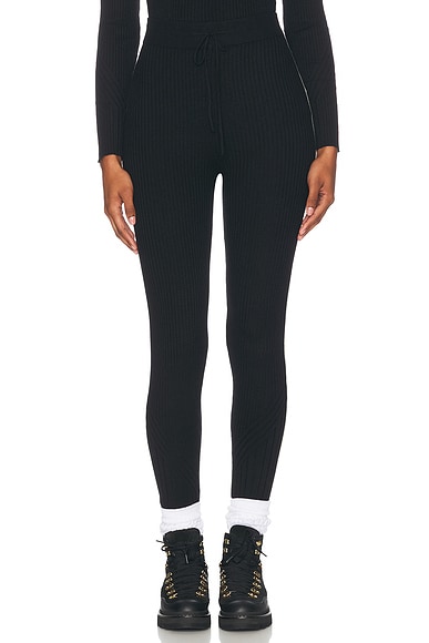 Varley Aiden Knit Legging in Black
