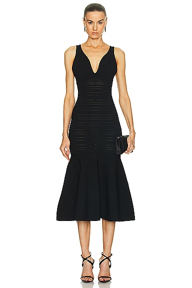 Victoria Beckham Sleeveless Dress in Black