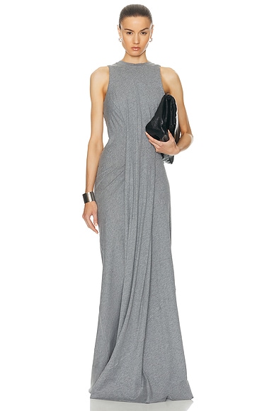 Victoria Beckham Sleeveless Maxi Dress in Titanium
