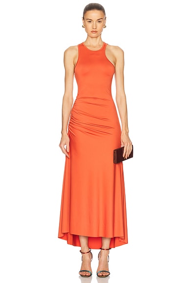 Asymmetric Tank Midi Dress