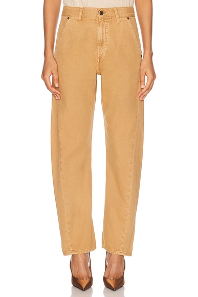 Twisted Low-rise Straight Leg