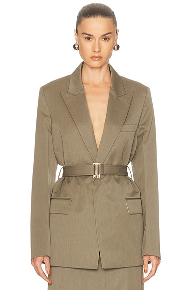 Belted Tailored Jacket