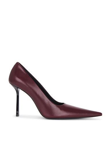 Victoria Beckham Victoria 100mm Pump in Burgundy