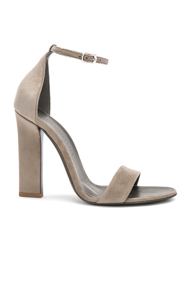 Suede Anna Ankle Strap Sandals