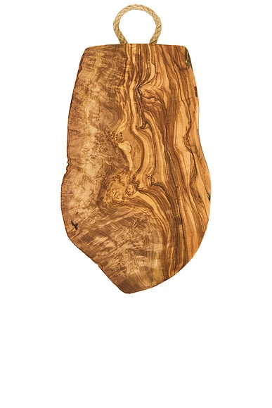 Olivewood Charcuterie Board With Rope Handle