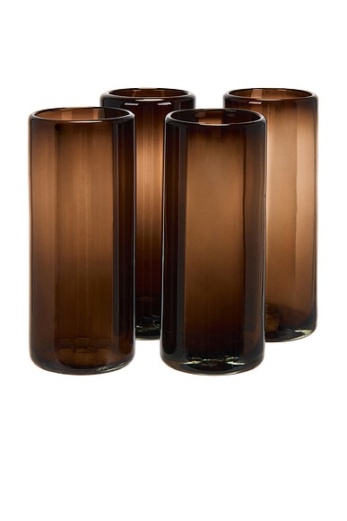 Set Of 4 Tamarind Highball Glass