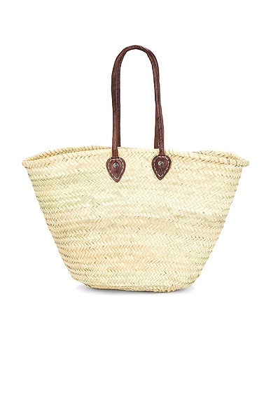 Verve Culture Shopping Basket in Straw