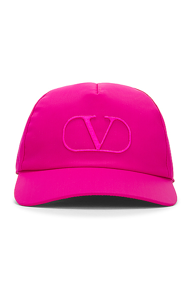 Valentino V Logo Signature Baseball Hat