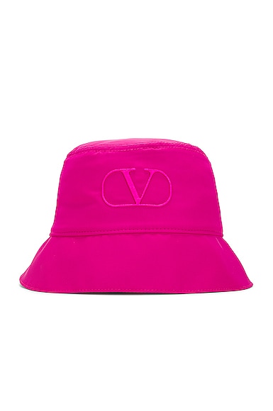 Valentino V Logo Signature Bucket Hat