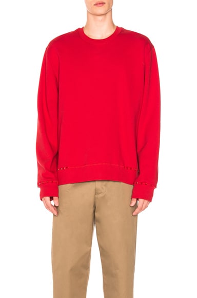 Studded Sweatshirt in Ted