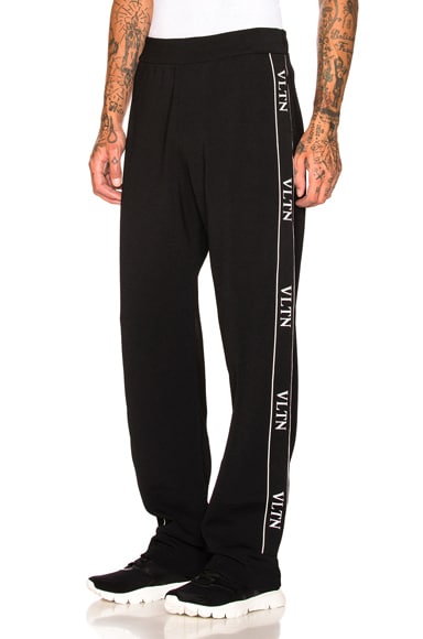 VALENTINO VLTN トラックパンツ Mサイズ ブラック×ベージュ VALENTINO（ヴァレンティノ）スラックス 緑 サイズ:46(M位