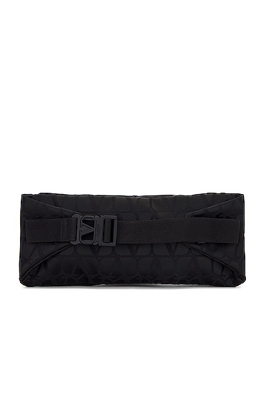 Shop Valentino Waist Bag In Black