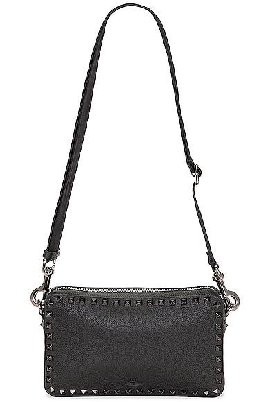 Shop Valentino Crossbody Bag In Black