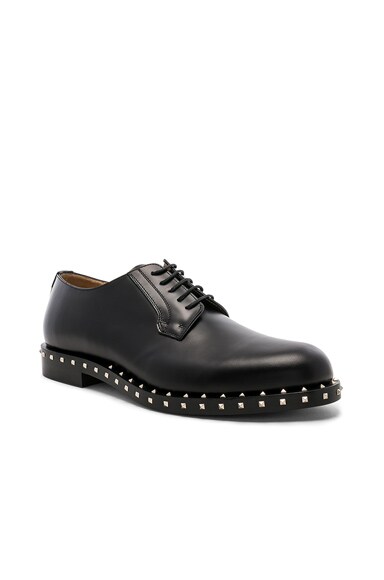 Studded Leather Derbies