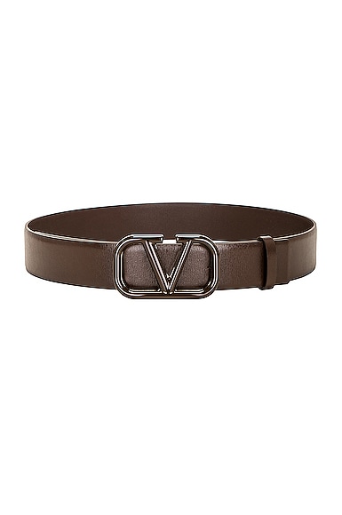 Valentino Garavani 30 V Logo Signature Belt In Fondant