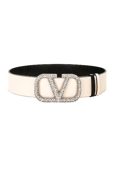 Valentino Garavani V Logo Signature 40 Reversible Belt in  display picture 1