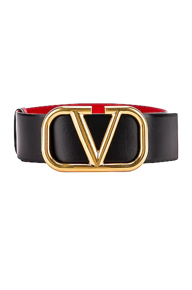 Valentino Garavani Garavani VLogo Leather Belt