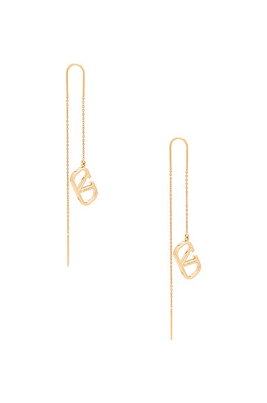 VLogo Dangle Earrings