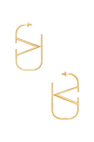 V Logo Signature Earrings